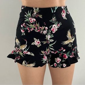 Floral Pattern Skort ZARA BASICS
